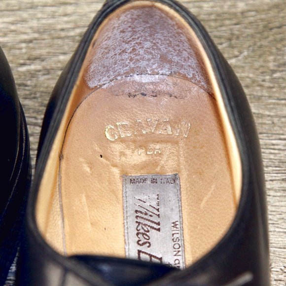 $695 Wilkes Bashford GRAVATI Blucher 7 M Black 15435 * add $15 new Cedar Trees o main image 14